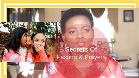 Secrets In Fasting And Prayers Youtube
