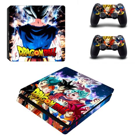 Dragon Ball Z Super Goku Vegeta Ps4 Slim Skin Sticker Decal For Playstation 4 Console And