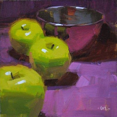 Daily Paintworks Original Fine Art Carol Marine Painting Still