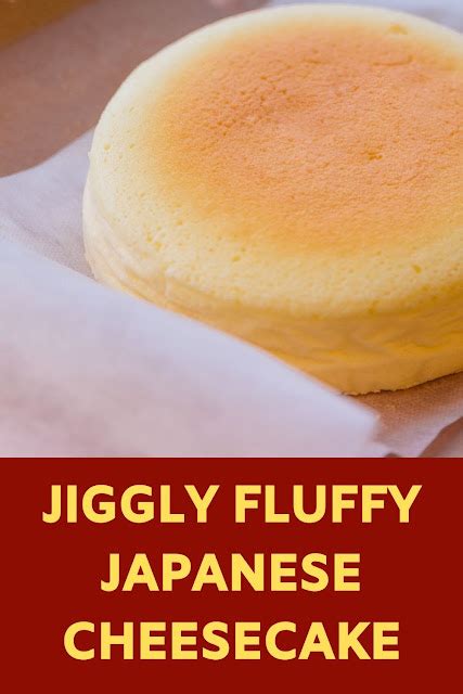 Jiggly Fluffy Japanese Cheesecake Recipe Cooking Recipes