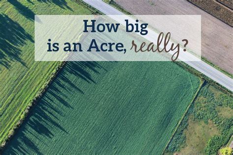 How many square feet is one acre? How big is an acre, really? - Land for Sale by Michigan ...