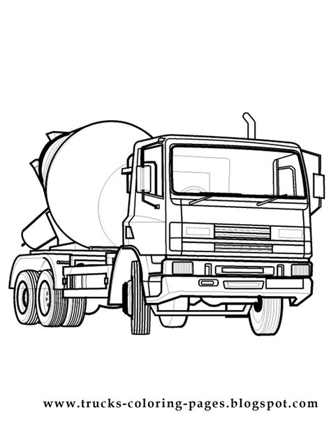 The coloring page is printable and can be used in the classroom or at home. Truck Coloring Pages To Print (12 Image) - Colorings.net