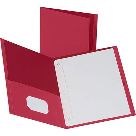 Business Source 2 Pocket Folders 100 Sh Cap Letter 9 12 X 11 25