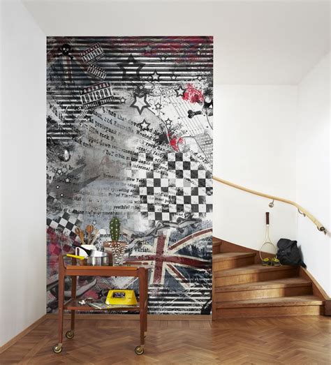Punk By Mr Perswall Wallpaper Direct Beschilderde Muur Behang