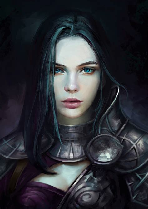 Fantasy Warrior Girl Telegraph
