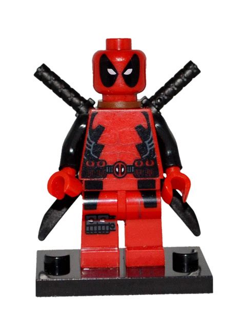 Marvel Deadpool Custom Printed Lego Type Minifigurenew