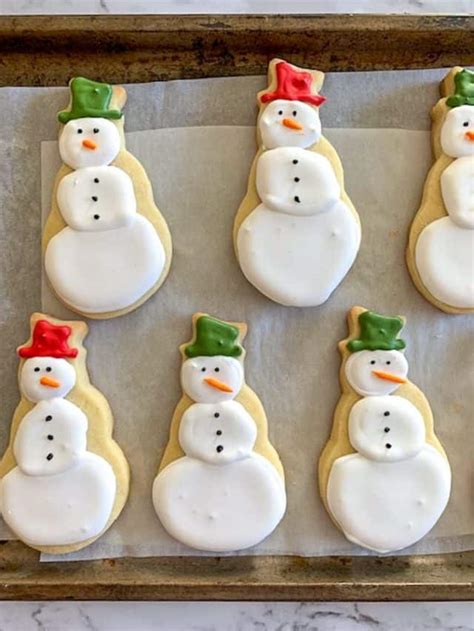 Snowman Cookies A Bakers House