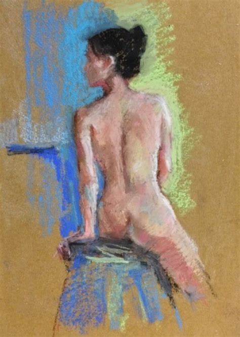 Connie Chadwell S Hackberry Street Studio Seated Pose Original Oil