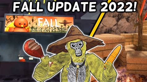 New Gorilla Tag Fall Update 2022 New Cosmetics Map Changes And More
