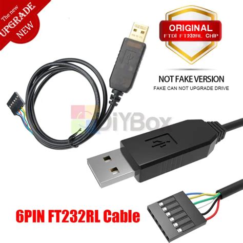 Original 6 Pin Ftdi Ft232rl Usb To Ttl Converter Adapter Cable Fit For Arduino 571 Picclick