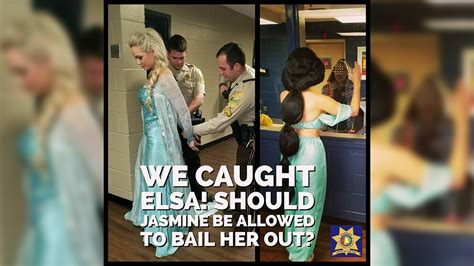 Sheriff Arrested Elsa For Cold Weather Debating To Let Her Go