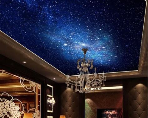 Night Sky Ceiling Mural Mural Wall