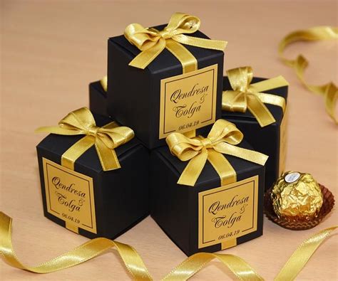 3/16 or 0.19 wide uses: Black & Gold wedding favor boxes for guests. Elegant Wedding | Etsy | Бизнес дизайн