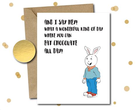 Easter card Arthur, funny easter card, easter card pack, easter bunny, buster, easter quotes ...