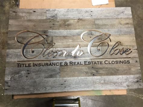 Custom Rustic Reclaimed Wood Business Logo Sign By Custom Logo Signs