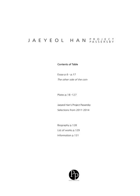 Jaeyeol Han Art Book On Behance