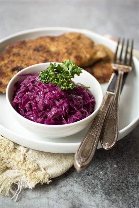 German Braised Red Cabbage Rotkohl Recipe Braised Red Cabbage