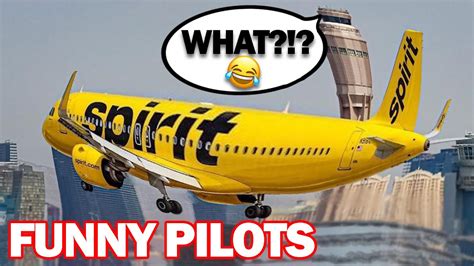 Flying Spirit Airlines Be Like Funny Atc Compilation 1 Parody