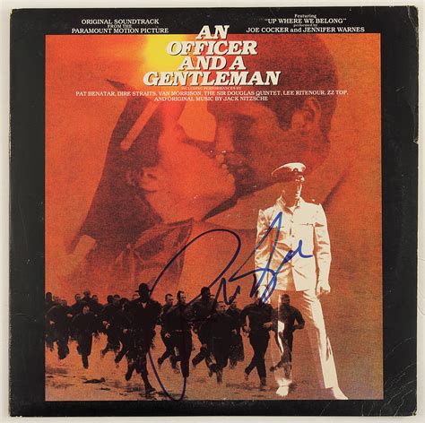 Lot Detail Richard Gere Signed An Officer And A Gentleman Album