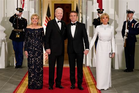 Biden Macron State Dinner White House Welcomes France Celebrities
