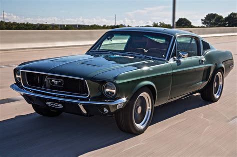 Highland Green 1968 Revology Ford Mustang 22 Fastback