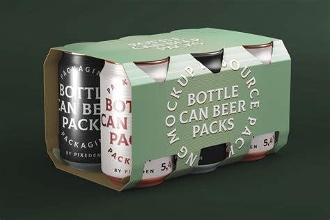 Psd Mockup Beer Can Packaging Psd Mock Up Templates Pixeden
