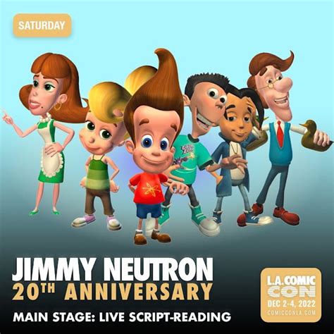 Jimmy Neutron Cast To Host Live Script Read At La Comic Con 2022 In