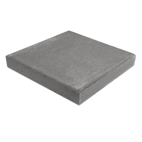Natural Gray Color Concrete Patio Stone Common 16 In X