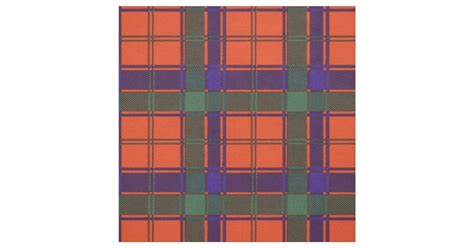 Robertson Clan Plaid Scottish Tartan Fabric Zazzle