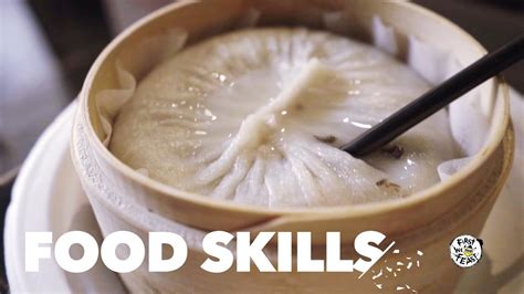 The Biggest Soup Dumpling In Nyc Food Skills Youtube