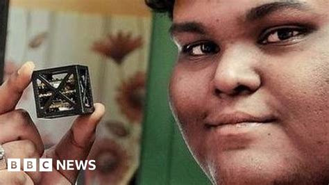 Indian Teen Builds World S Lightest Satellite Bbc News
