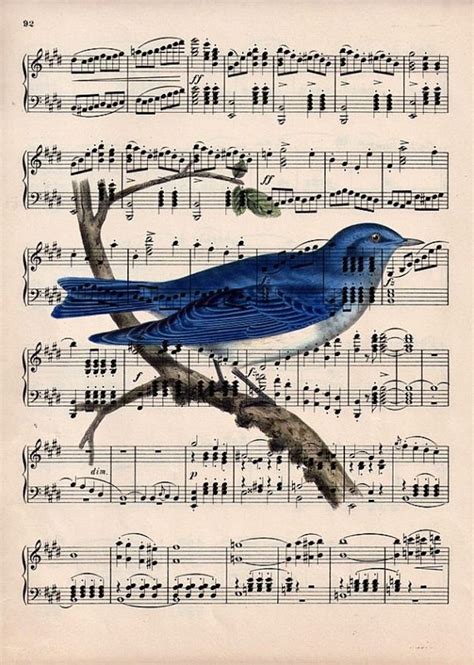 Birds 12 Breathtaking Examples Of Sheet Music Art Sheet Music Crafts