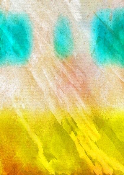 Blue Yellow And White Watercolor Texture Background Free Vectors