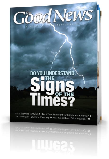 Do You Understand The Signs Of The Times United Church Of God