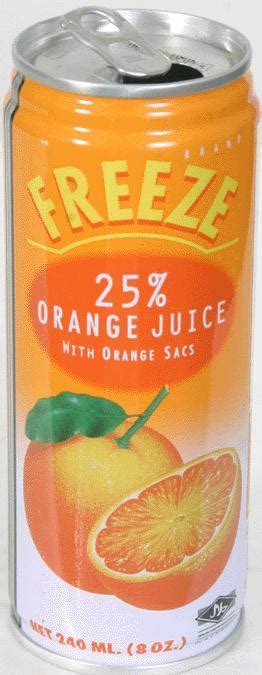 Freeze Orange Juice 240ml Thailand