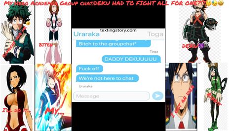 My Hero Academia Groupchat Deku Has To Fight All For One👎🏽😫😓🤩 Youtube