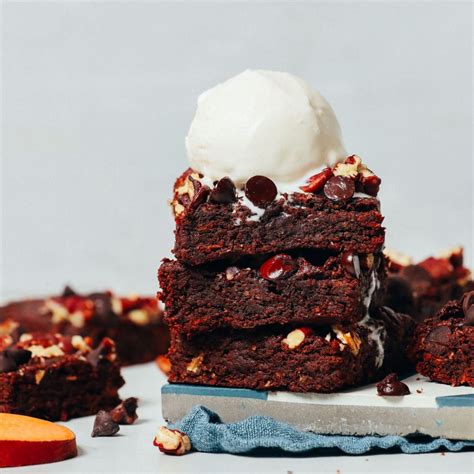 Fudgy Sweet Potato Brownies Vgf Minimalist Baker Recipes