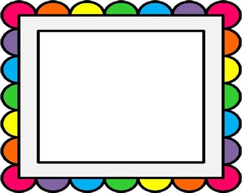 Download square cartoon stock vectors. rainbow frame clipart - Clipground