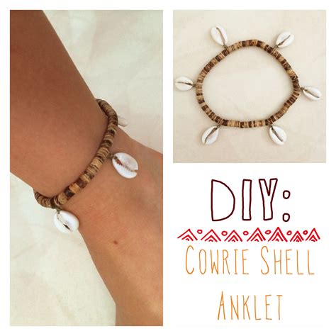 Diy Cowrie Shell Anklet Cowrie Shell Necklace Shell Necklaces Adult