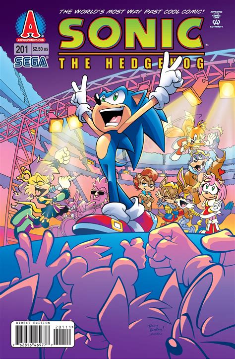 Archie Sonic The Hedgehog Issue 201 Sonic News Network Fandom