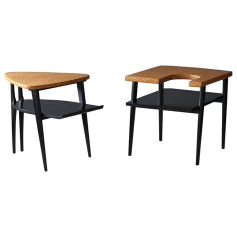 Such elements could include, for example, the type of customer, the geographical location, or the. Paul Frankl, Rare Two-Tier Side Tables Cork, Black ...