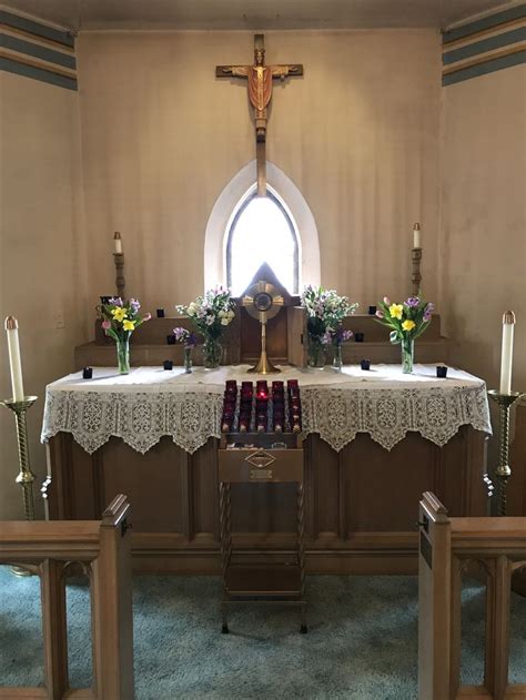 Altar Of Repose Ready For Tonight Católico