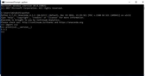 Install Opencv On Windows Learn Opencv