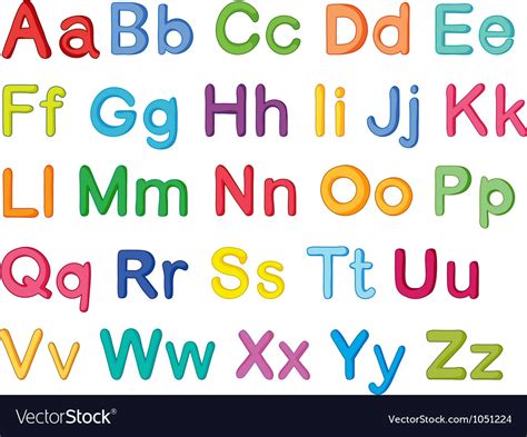 English Alphabet Clipart Transparent Background English Alphabet With