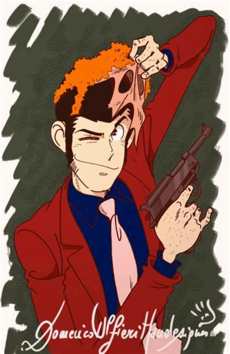 Lupin The Iii With Mask E Gun By Handesigner On Deviantart