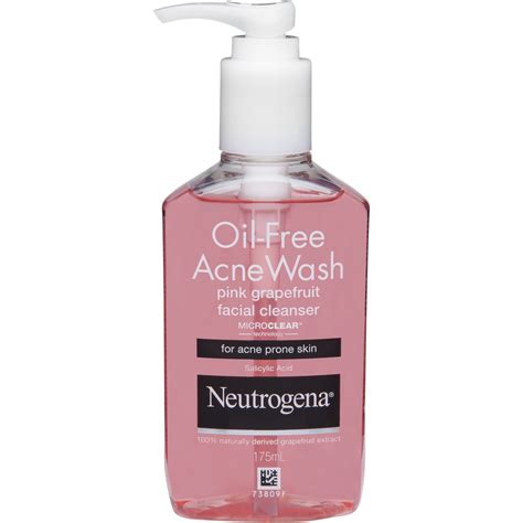 This face wash is enriched with salicylic acid that effectively gets rid of acne while preventing future breakouts. Neutrogena Oil-Free Acne Wash 175mL | BIG W