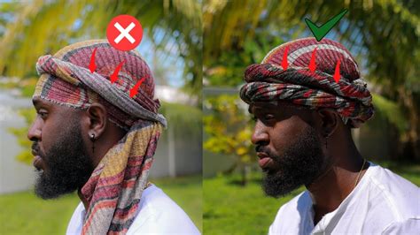 How To Tie A One Sided Male Turban Lurags Youtube