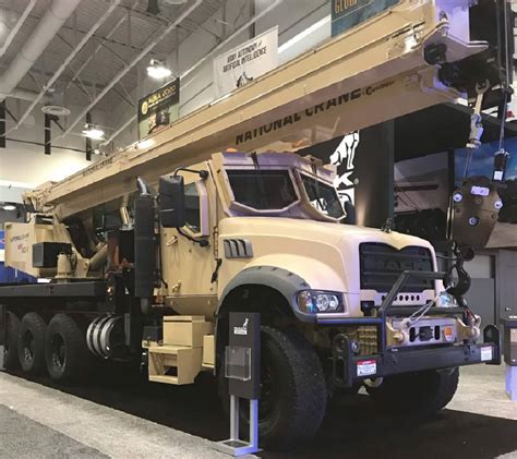Mack Defense Unveils 40 Ton Capacity Military Crane At Ausa 2019