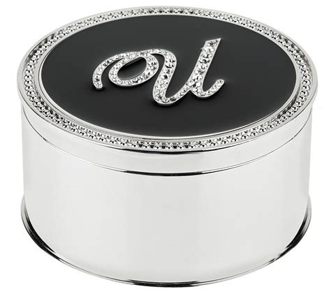 Safekeeper Crystal Initial Jewelry Box By Lori Greiner Page 1 —