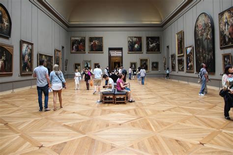 Free Stock Photo Of People In Museum Room With Paintings